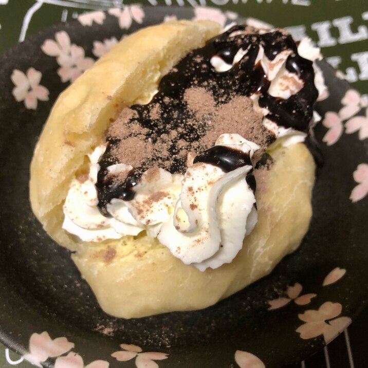 白パンで簡単♪チョコ胡桃サンド♪クリスマスにも